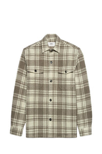 Surchemise oversize avec poches en laine - Ivory & Clay