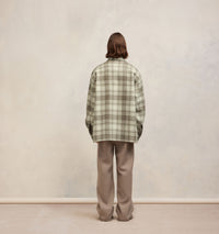 Surchemise oversize avec poches en laine - Ivory & Clay