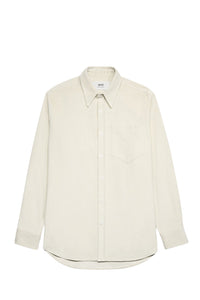 Surchemise oversize à poche - Ivory