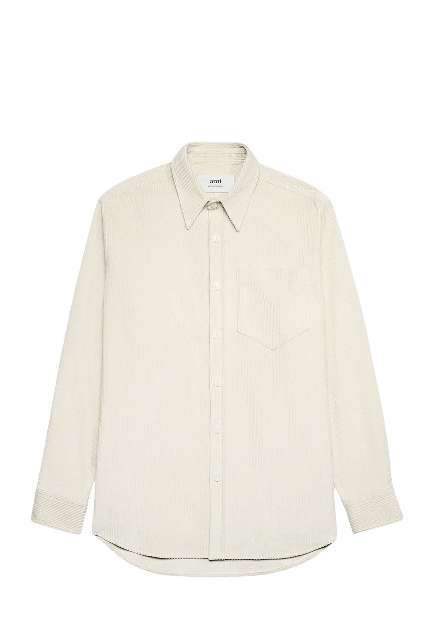 Surchemise oversize à poche - Ivory