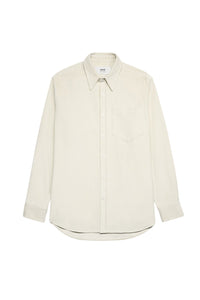 Surchemise oversize à poche - Ivory