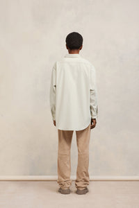 Surchemise oversize à poche - Ivory