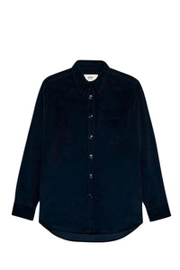 Surchemise oversize à poche - Night Blue