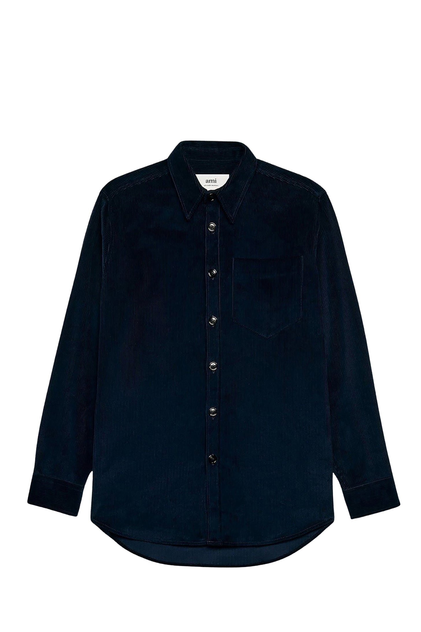 Surchemise oversize à poche - Night Blue