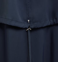 Parka courte avec cordons de serrage - Night Blue