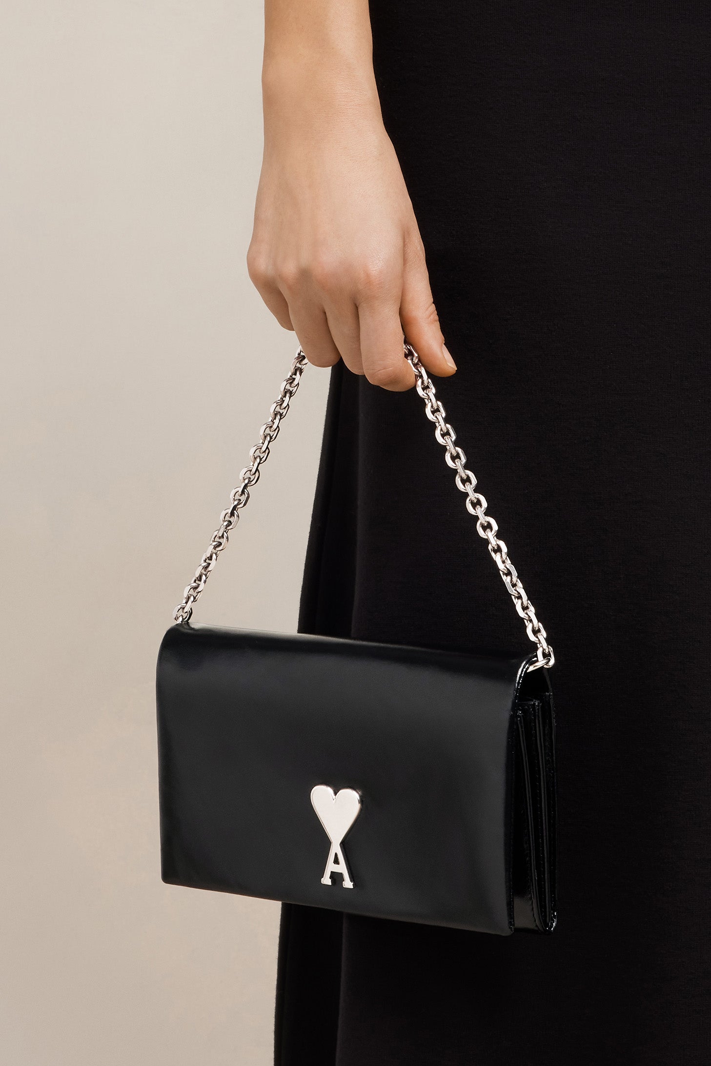 Sac à bandoulière Voulez-Vous en cuir - Black