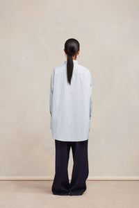 Chemise à col boutonné - White & Feather Blue