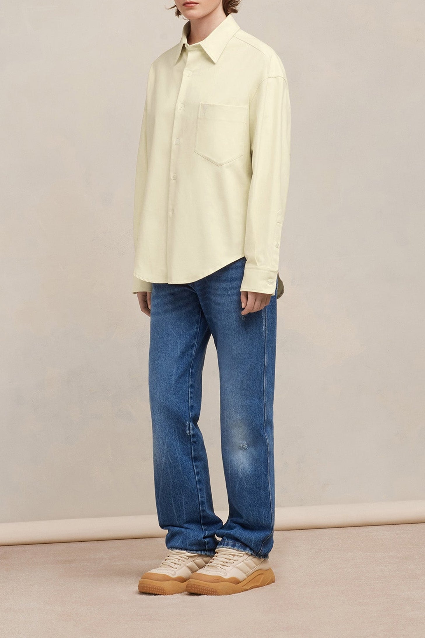 Chemise Ami de Cœur à poche - Ivory