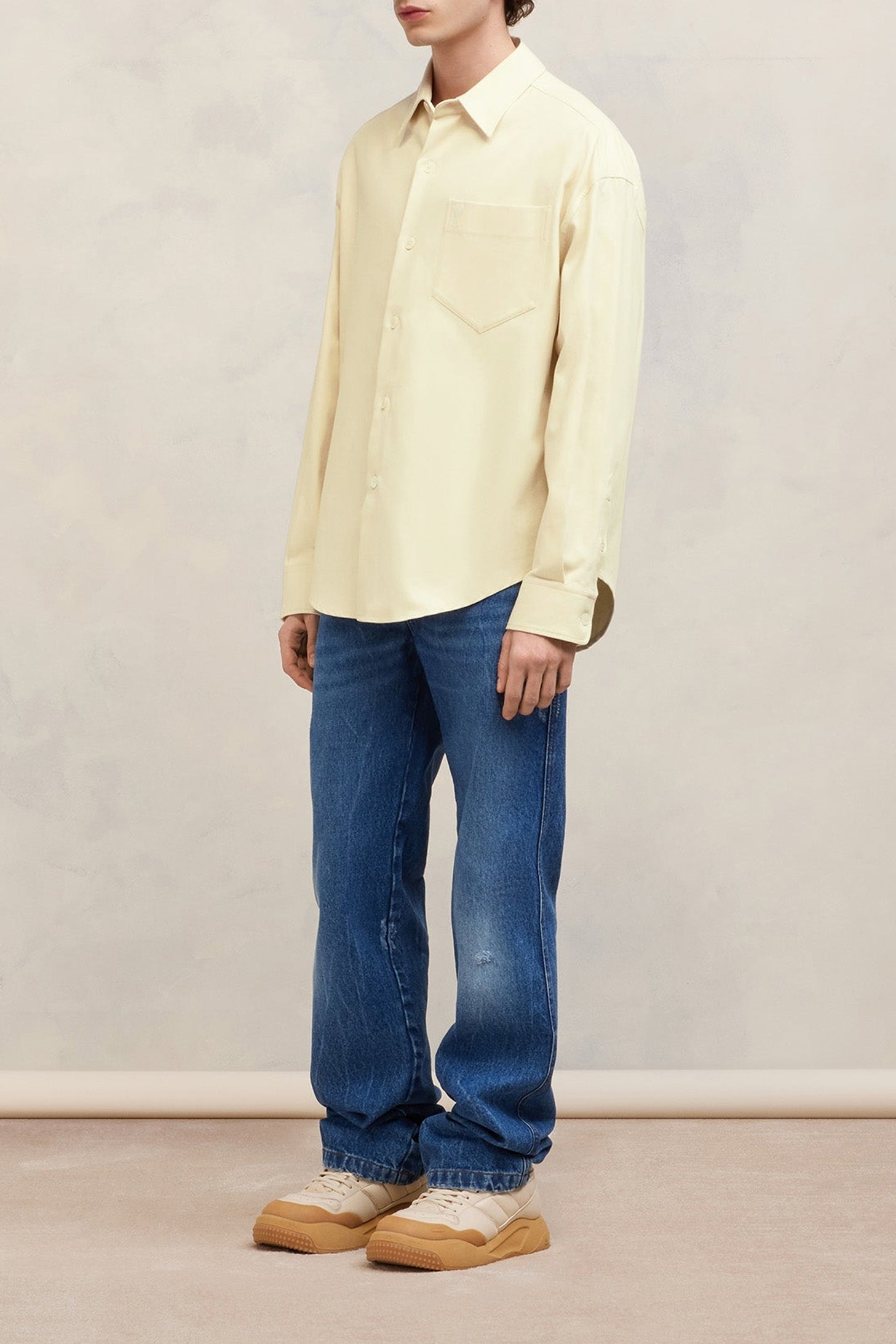 Chemise Ami de Cœur à poche - Ivory