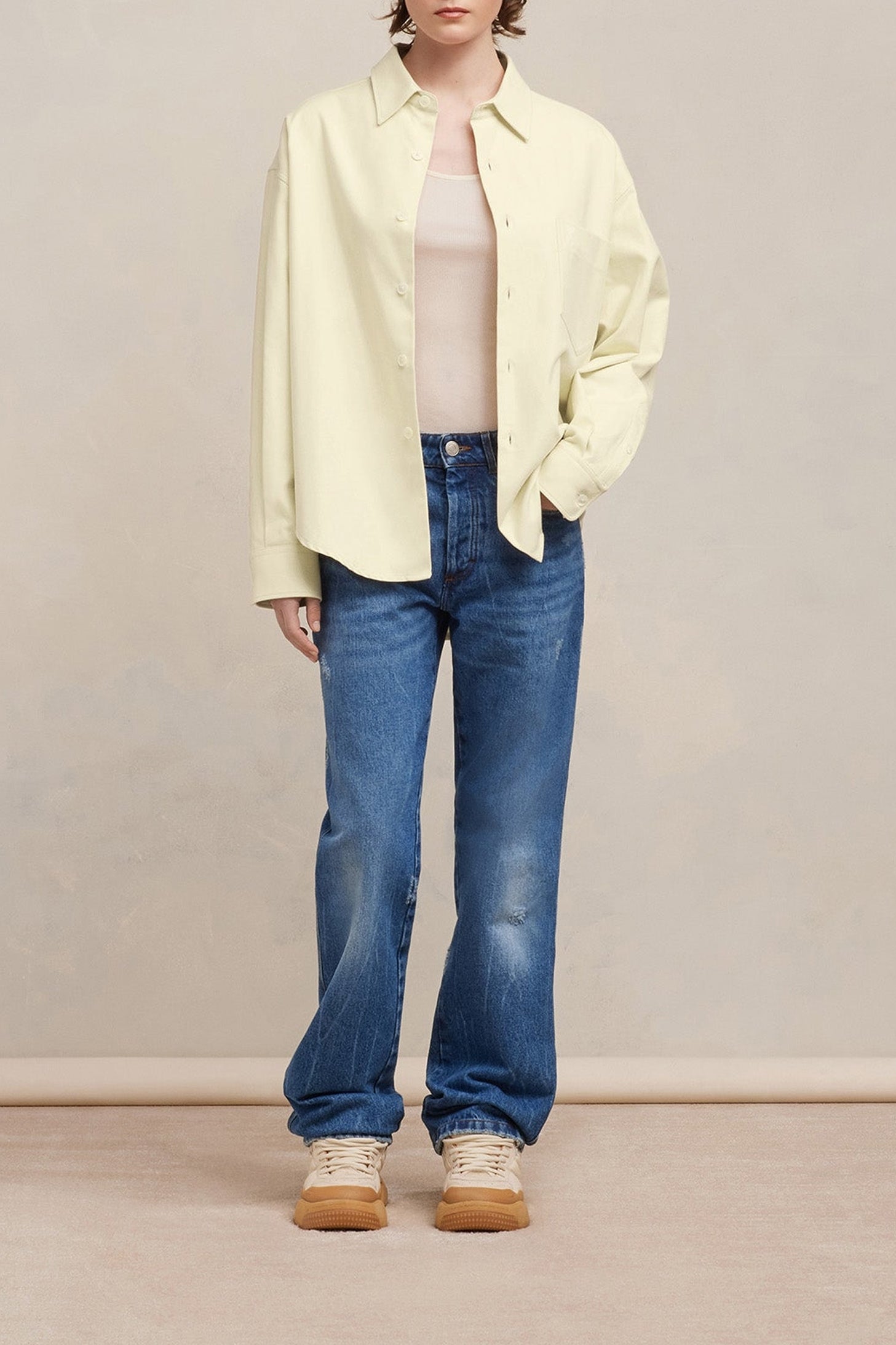 Chemise Ami de Cœur à poche - Ivory