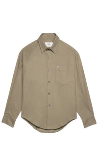 Chemise Ami de Cœur à poche - Taupe