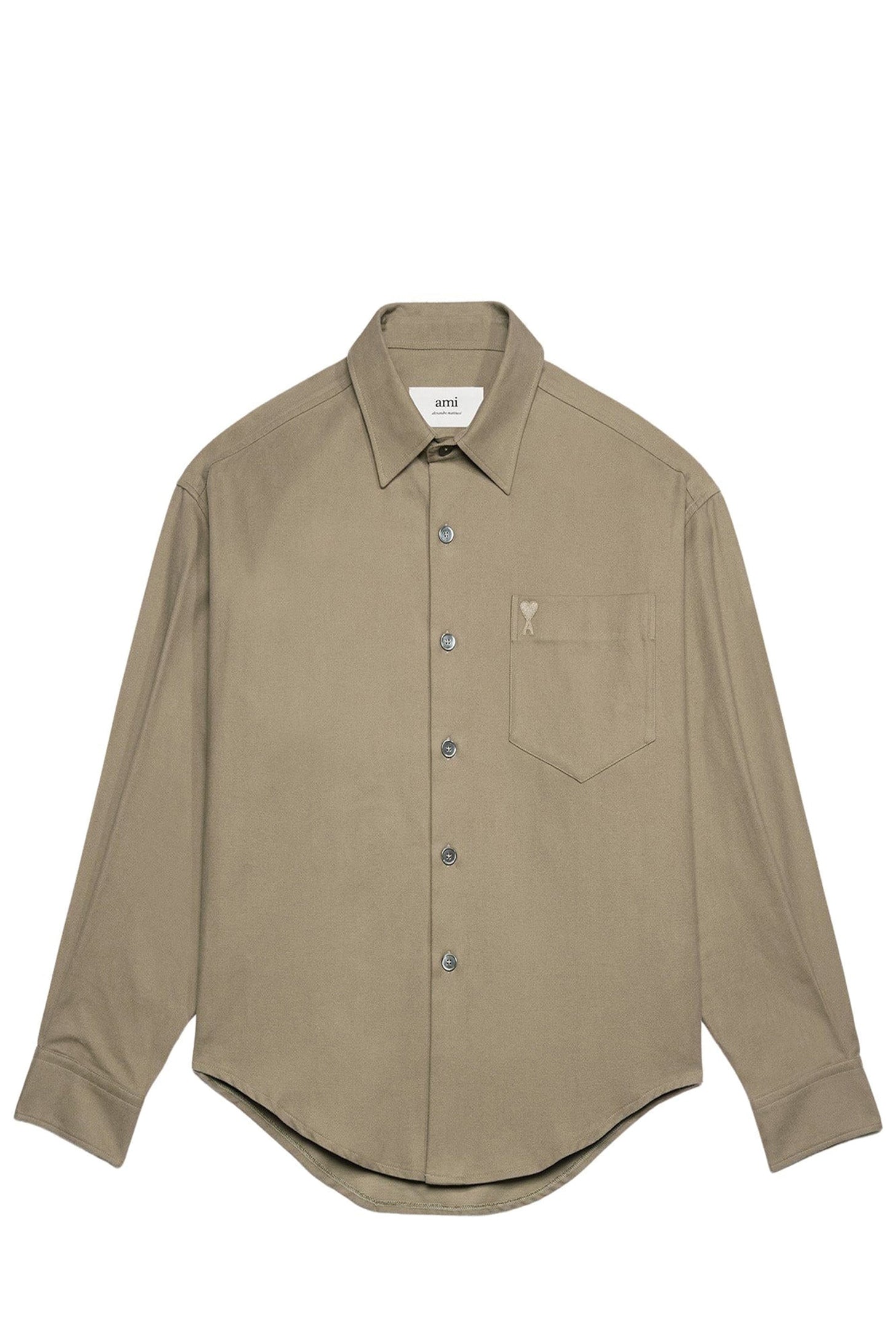 Chemise Ami de Cœur à poche - Taupe