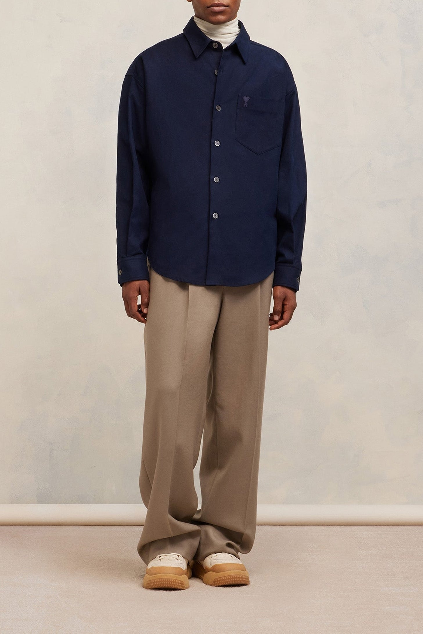 Chemise Ami de Cœur à poche - Night Blue