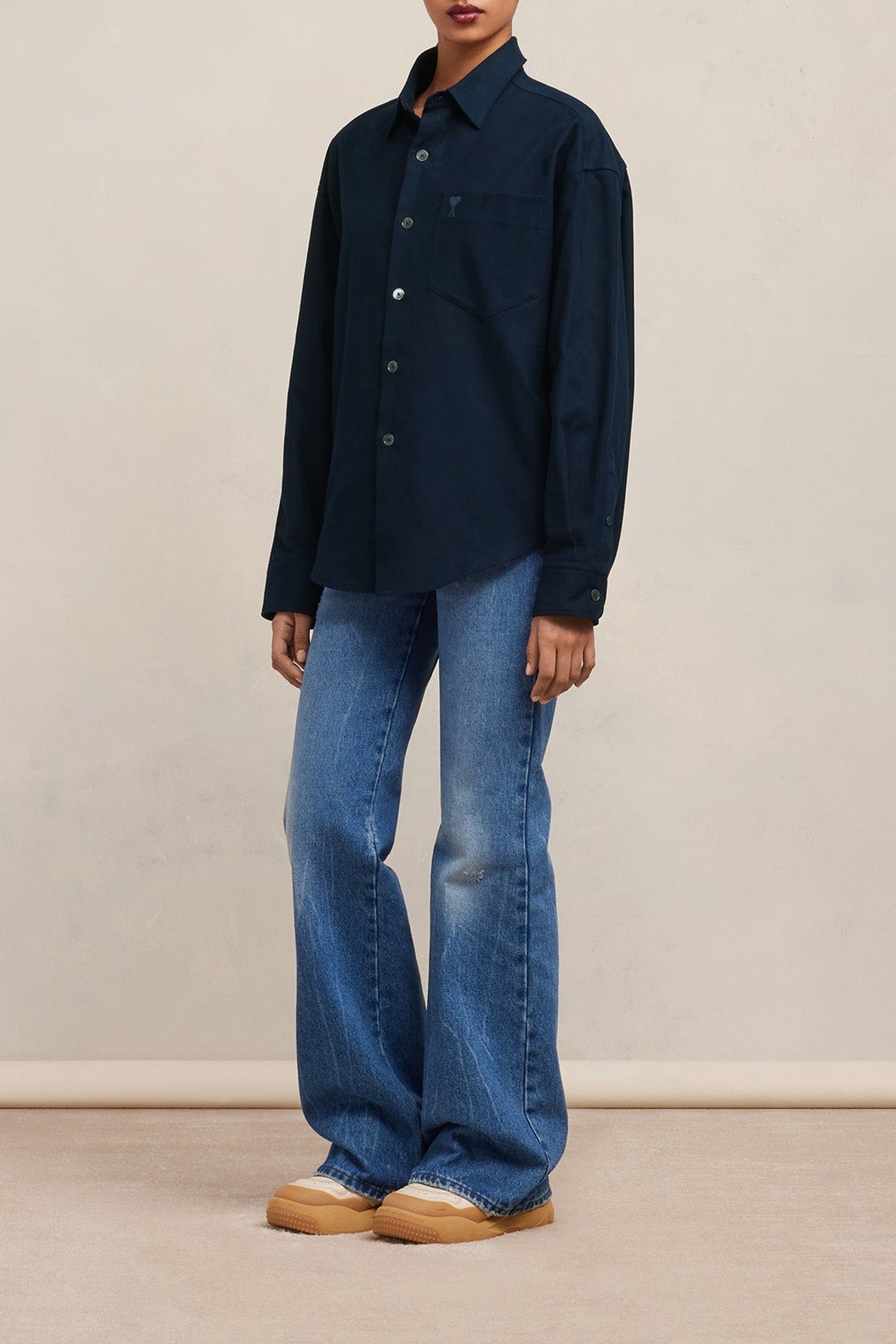 Chemise Ami de Cœur à poche - Night Blue