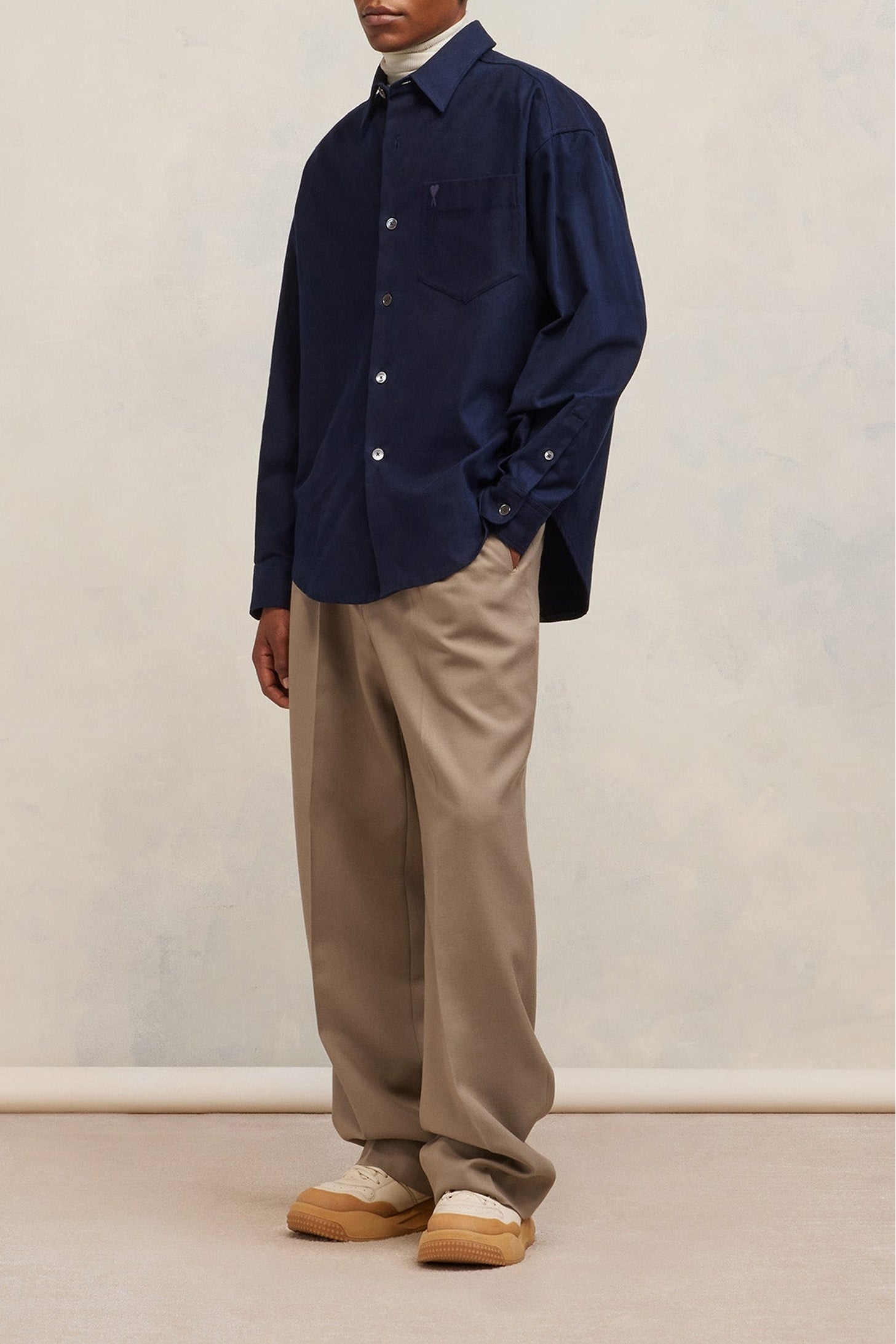 Chemise Ami de Cœur à poche - Night Blue