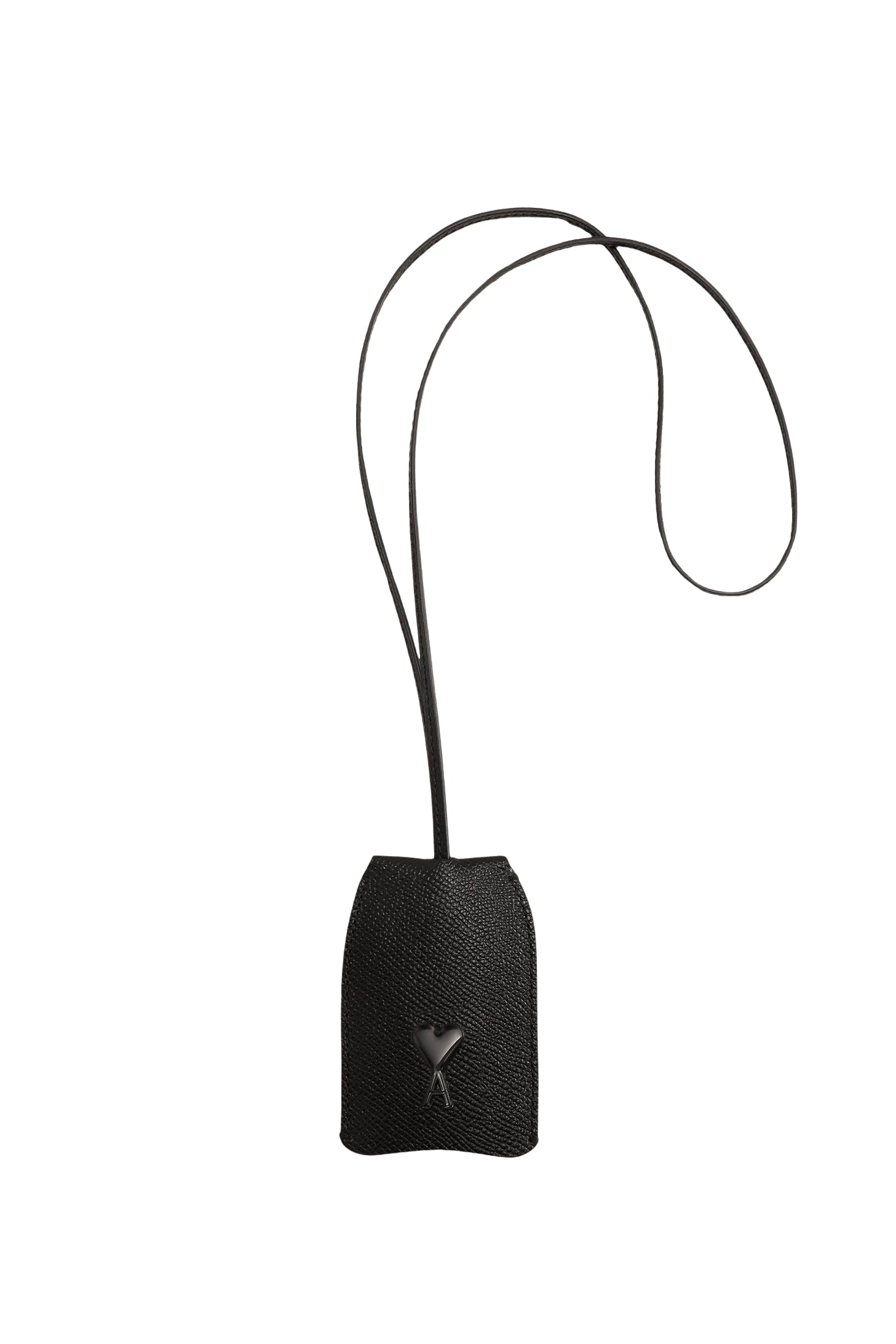 Porte-clés Ami de Cœur à rivet en cuir - Black