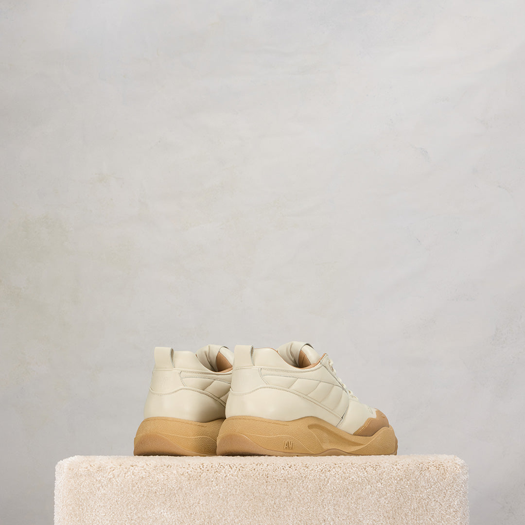 Sneakers basses Ami SN1509 en cuir - Ivory
