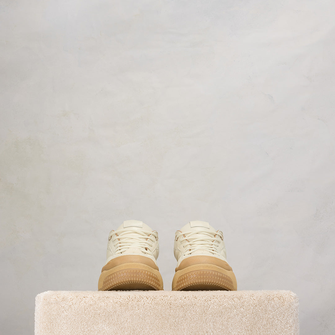 Sneakers basses Ami SN1509 en cuir - Ivory
