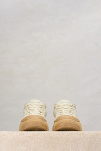 Ami SN1509 low sneakers in leather - Ivory