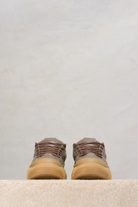 Ami SN1509 low sneakers in leather - Taupe