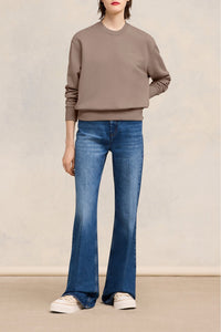 Sweatshirt Ami de Cœur - Taupe