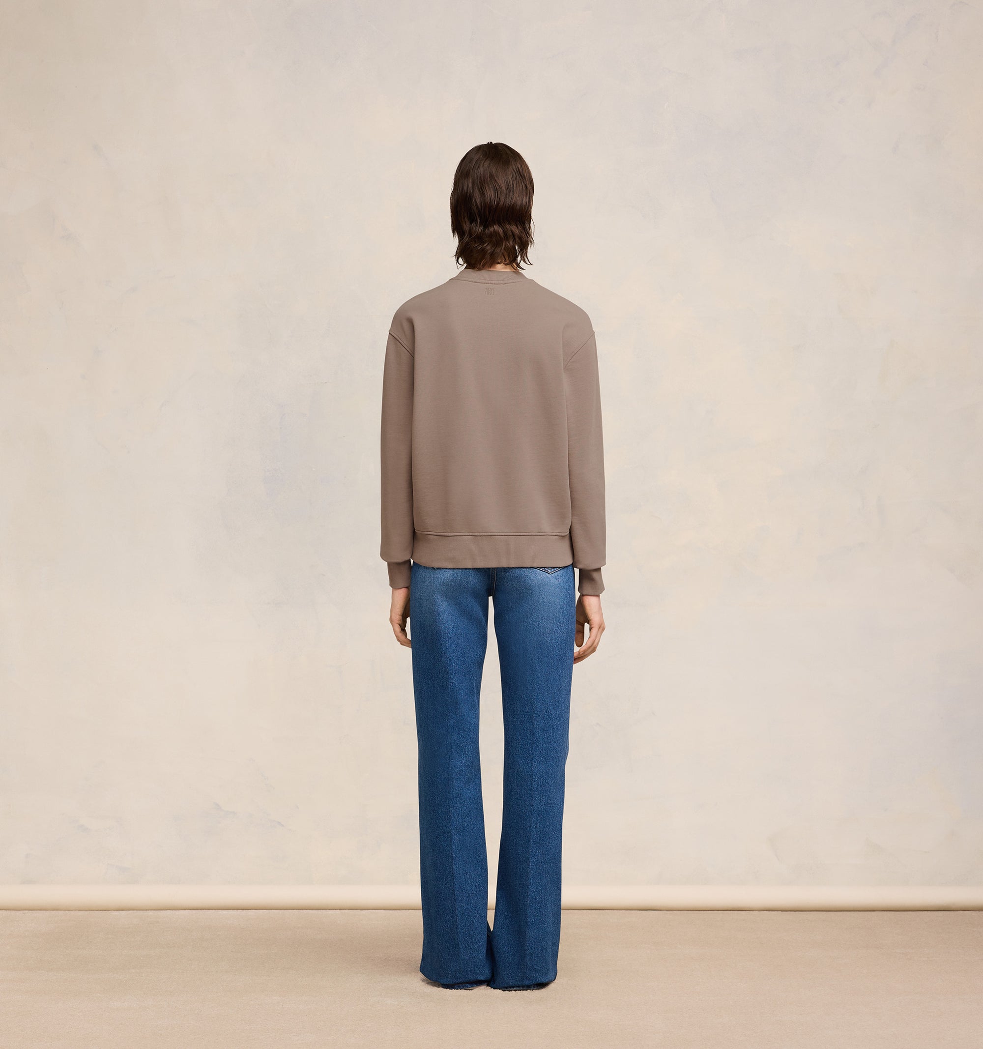 Sweatshirt Ami de Cœur - Taupe