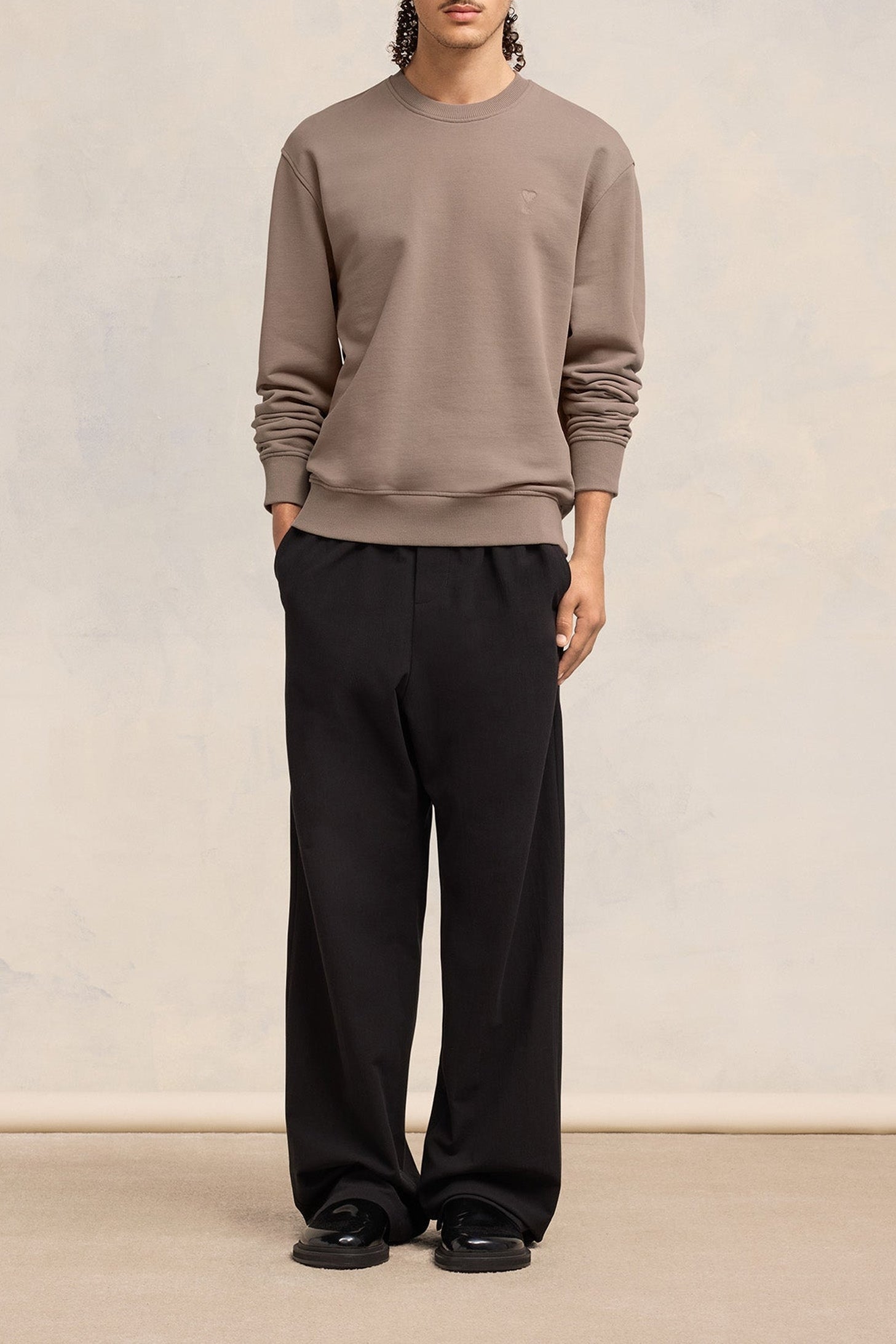 Sweatshirt Ami de Cœur - Taupe