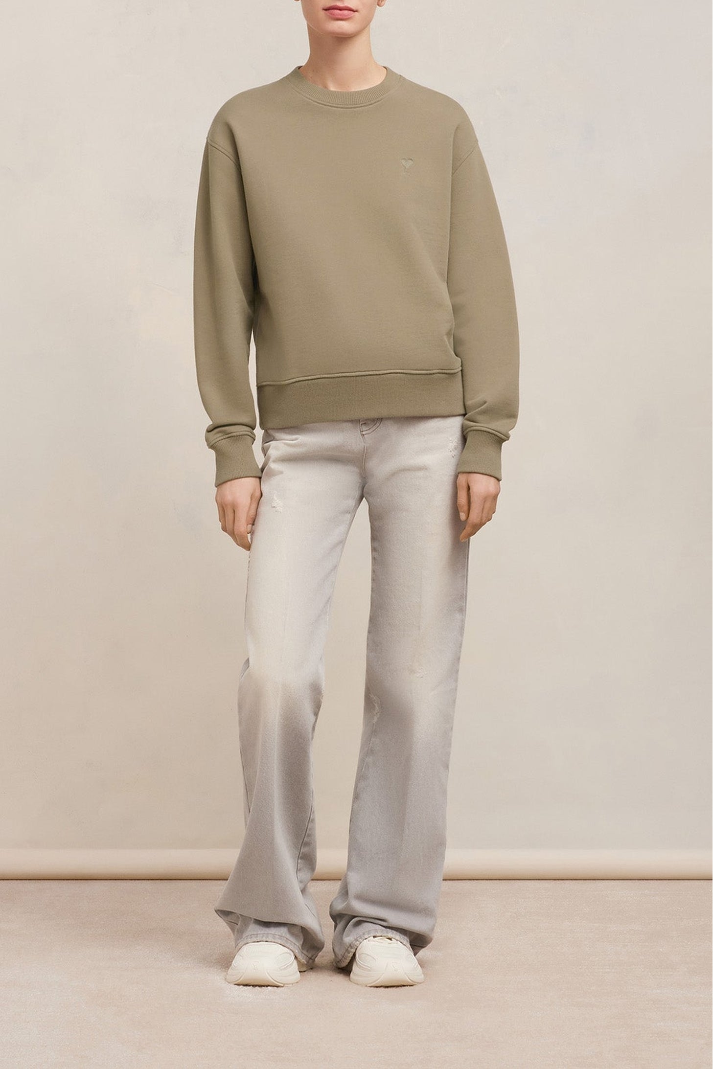 Sweatshirt Ami de Cœur - Taupe