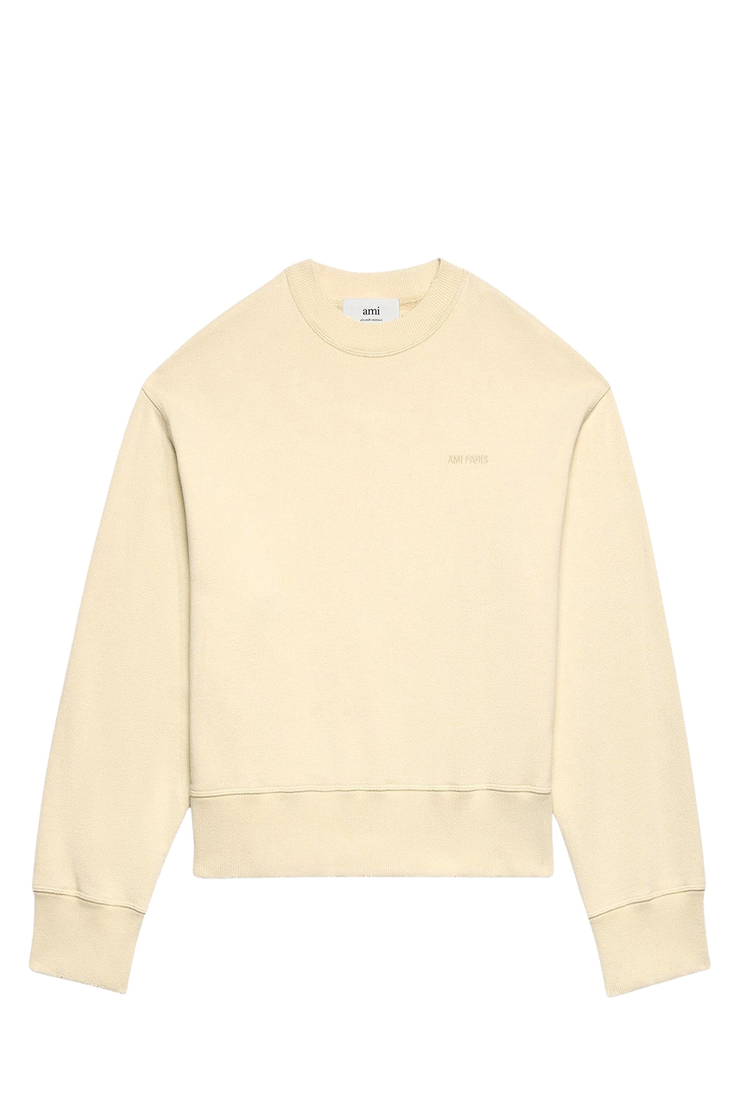 Sweatshirt Ami Paris délavé - Ivory