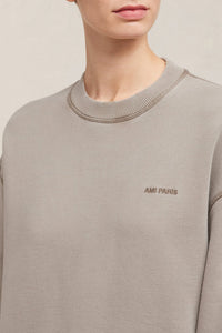 Sweatshirt Ami Paris délavé - Clay