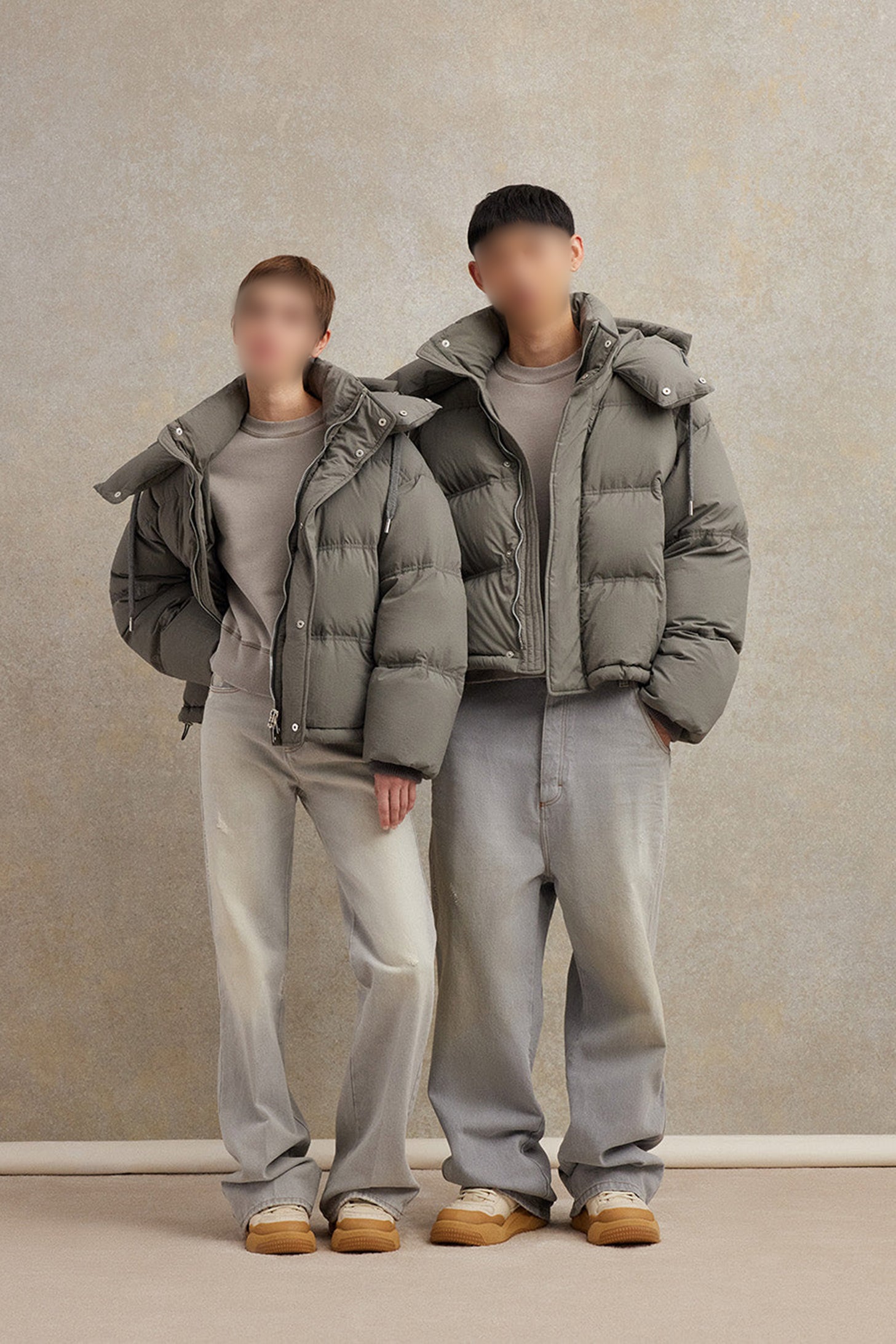 Sweatshirt Ami Paris délavé - Clay