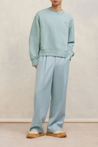 Sweatshirt Ami Paris délavé - Aquamarine