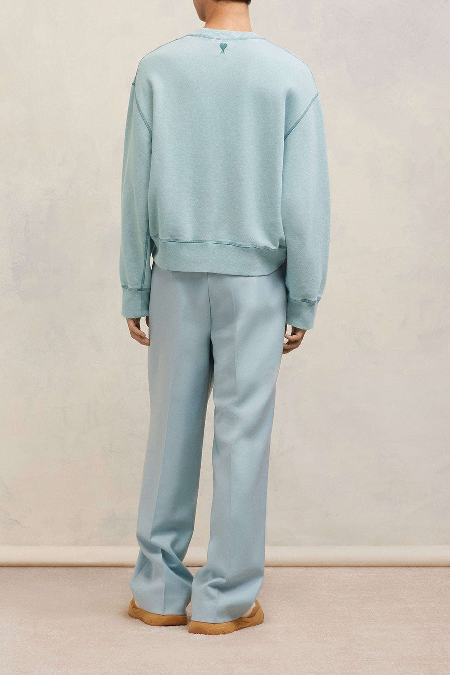 Sweatshirt Ami Paris délavé - Ivory