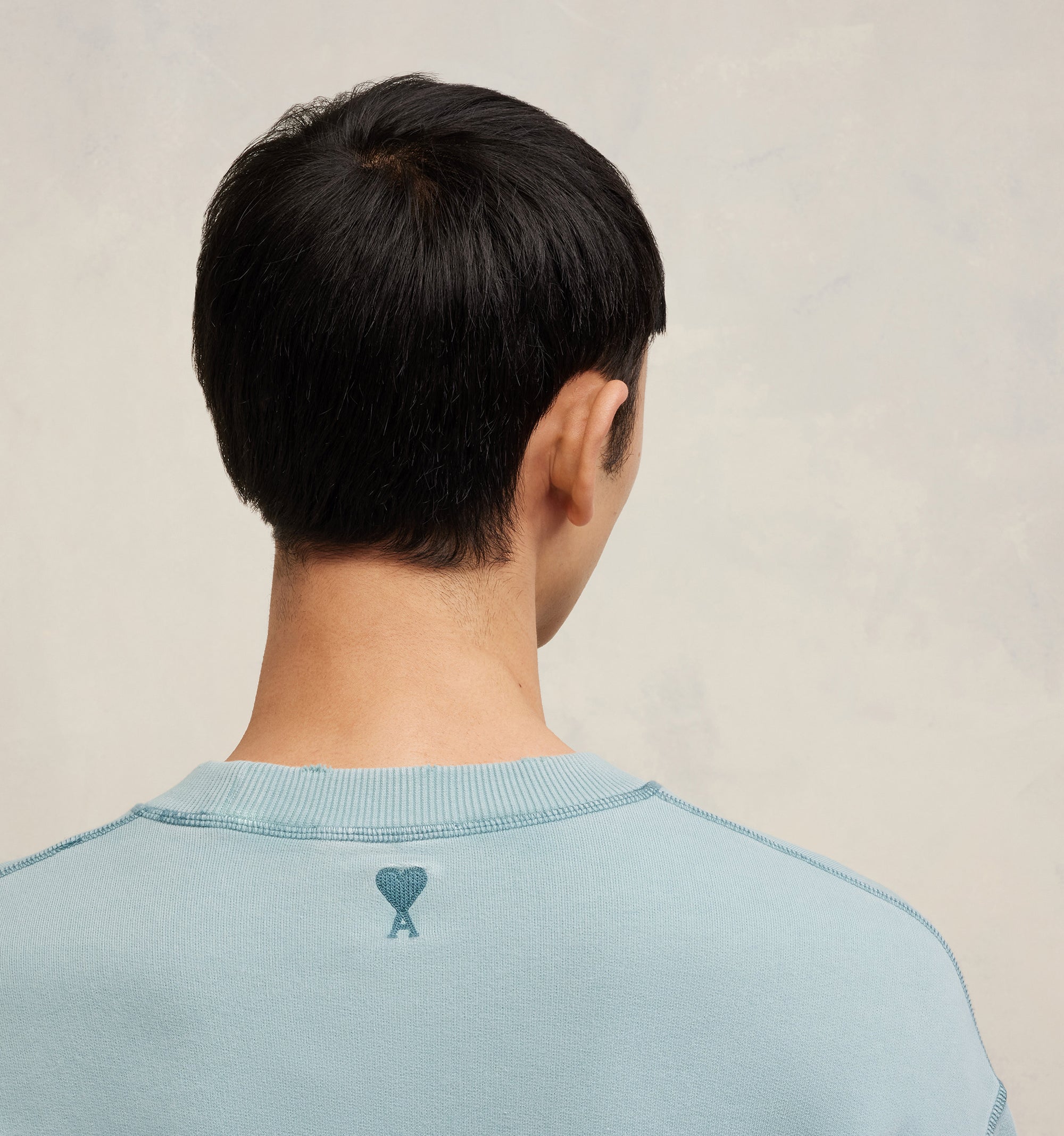 Sweatshirt Ami Paris délavé - Aquamarine