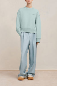 Sweatshirt Ami Paris délavé - Aquamarine