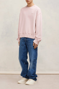 Sweatshirt Ami Paris délavé - Nude Pink