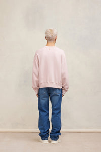 Sweatshirt Ami Paris délavé - Nude Pink