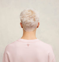 Sweatshirt Ami Paris délavé - Nude Pink