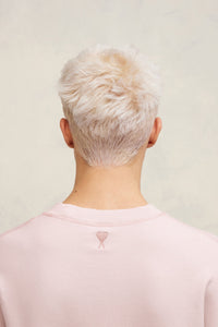 Sweatshirt Ami Paris délavé - Nude Pink