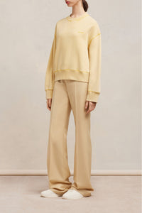 Sweatshirt Ami Paris délavé - Vanilla Cream