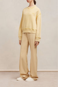 Sweatshirt Ami Paris délavé - Vanilla Cream
