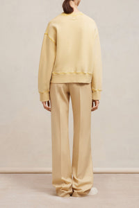 Sweatshirt Ami Paris délavé - Vanilla Cream