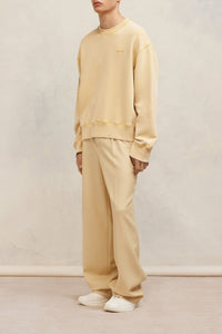 Sweatshirt Ami Paris délavé - Vanilla Cream