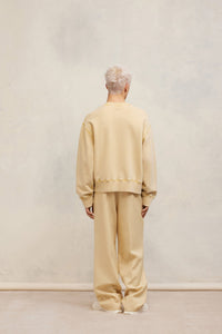 Sweatshirt Ami Paris délavé - Vanilla Cream