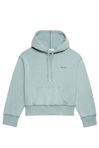 Sweat à capuche Ami Paris délavé - Aquamarine
