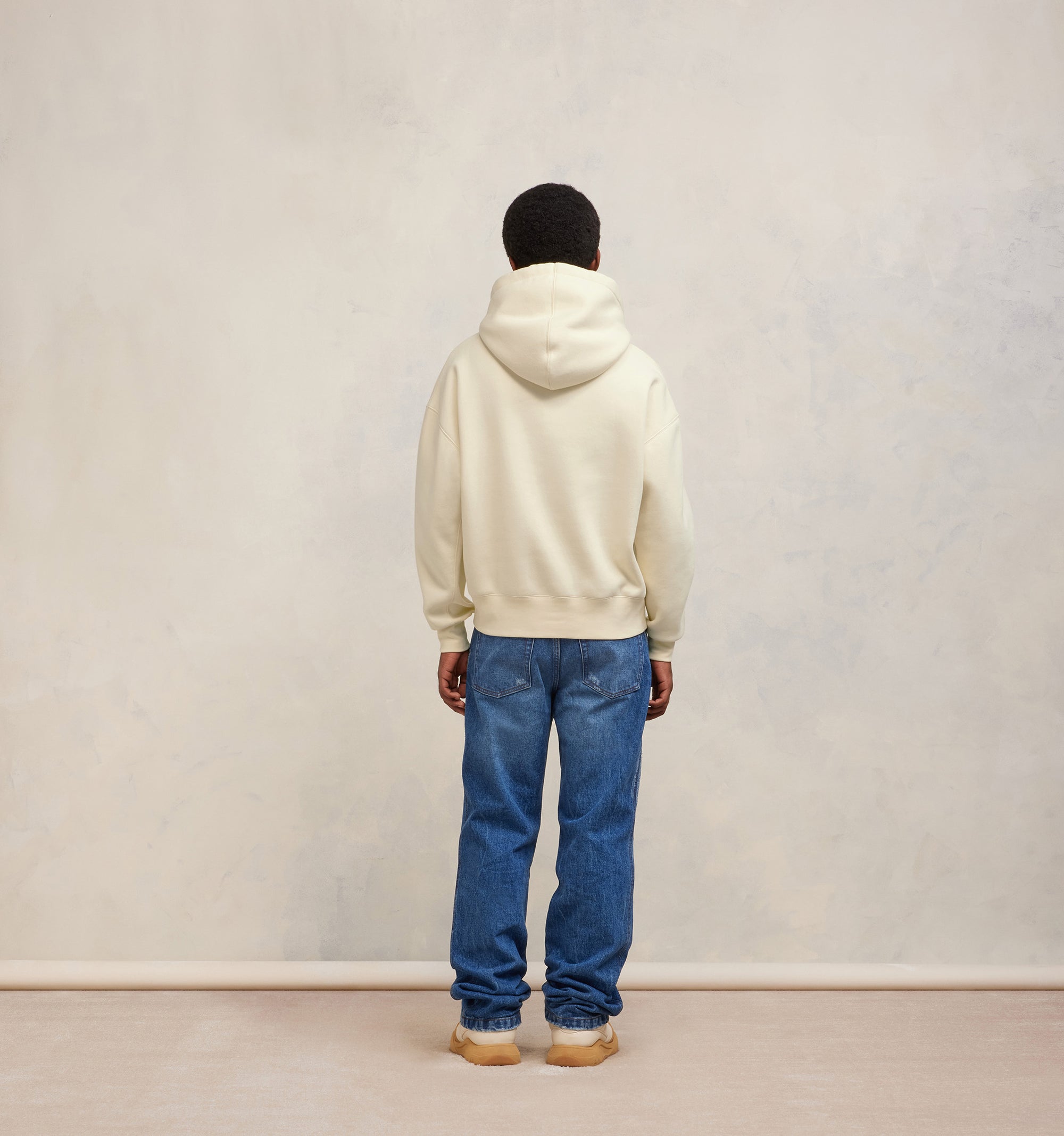 Sweat à capuche Ami Alexandre Mattiussi - Ivory