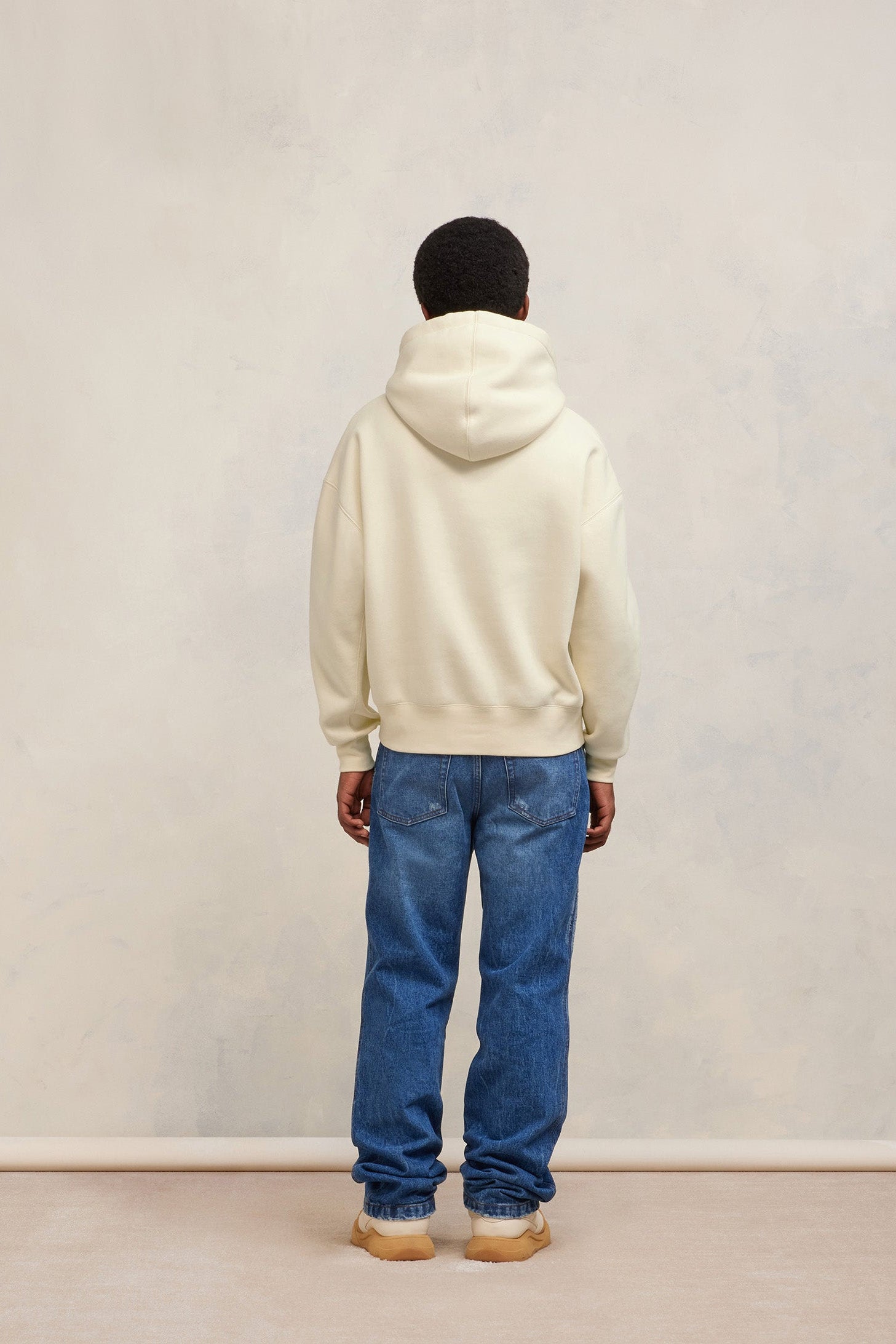 Sweat à capuche Ami Alexandre Mattiussi - Ivory