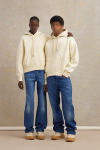 Sweat à capuche Ami Alexandre Mattiussi - Ivory