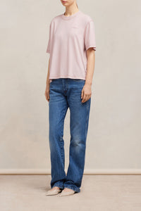 T-shirt Ami Paris délavé - Nude Pink
