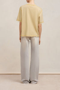 T-shirt Ami Paris délavé - Vanilla Cream